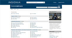 Desktop Screenshot of community.insigniaproducts.com